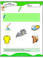 T Sesi Çalışma Sayfaları